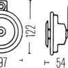 Claxon VOLVO BL71 VOE11305113