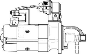 Electromotor autogreder YTO PY165-C2